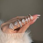 Sterling Silver Moissanite Ring - Image 2