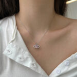 Pink Cloud Drop Necklace - Image 6