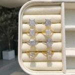 925 sterling silver 8A ice flower cut zirconia setting ring - Image 9