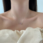 Pink Cloud Drop Necklace - Image 8