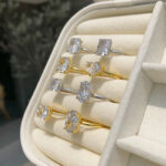 925 sterling silver 8A ice flower cut zirconia setting ring - Image 8