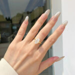 925 sterling silver 8A ice flower cut zirconia setting ring - Image 6