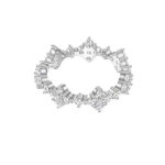 S925 Sterling Silver Ring Set with 5A Zircon