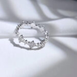 S925 Sterling Silver Ring Set with 5A Zircon - Image 3