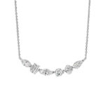 Pure Halo Line Necklace