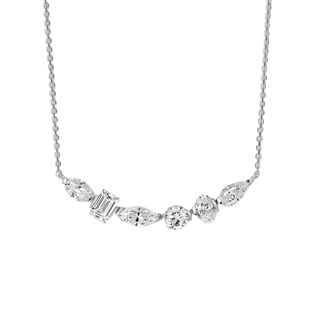 95d0b03e-6232-43af-918a-1e66eb6471e8 Pure Halo Line Necklace - Image 1