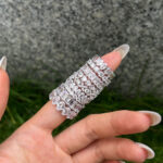 Sterling Silver Diamond Ring - Image 2