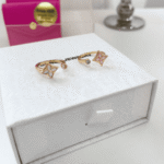 Four-Leaf Flower Open Ring