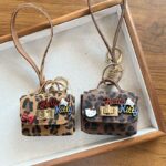 Mini Leopard-Print Kitty Cat Earphone bags